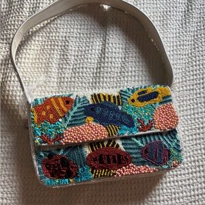 Viral Beaded Fish Bag